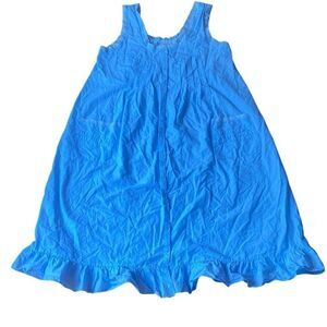 Ilise Stevens Nightgown Womens Nightie White Lace Vintage Sleepwear Granny Core